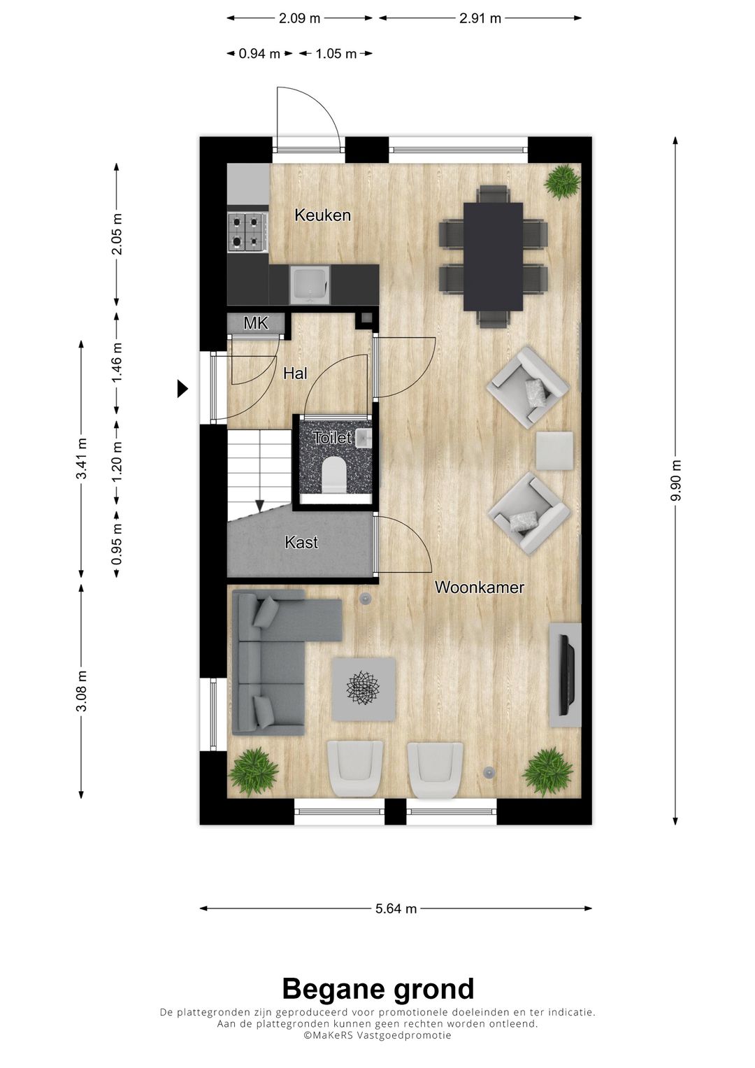 Foto 13 van Kallestraat 24-A