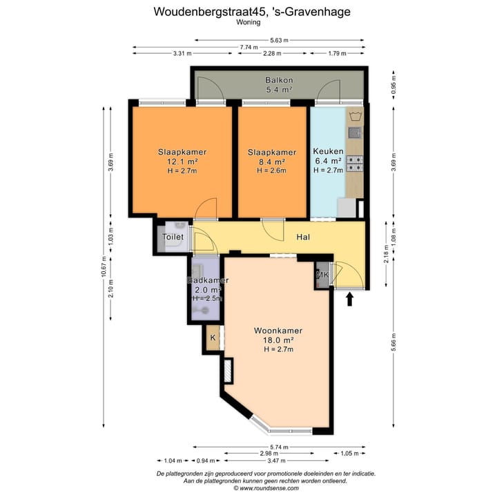 Foto 24 van Woudenbergstraat 45