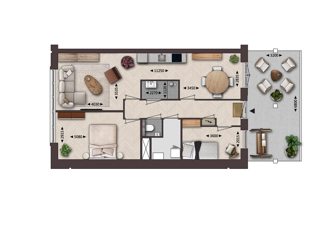 Foto 1 van Paltrokstraat (Bouwnr. E.1.5)