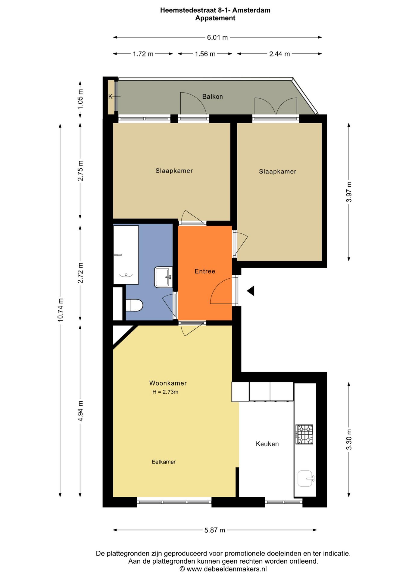 Foto 3 van Heemstedestraat 8-1