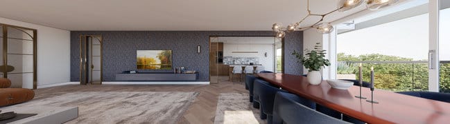 Impressie woonkamer   keuken