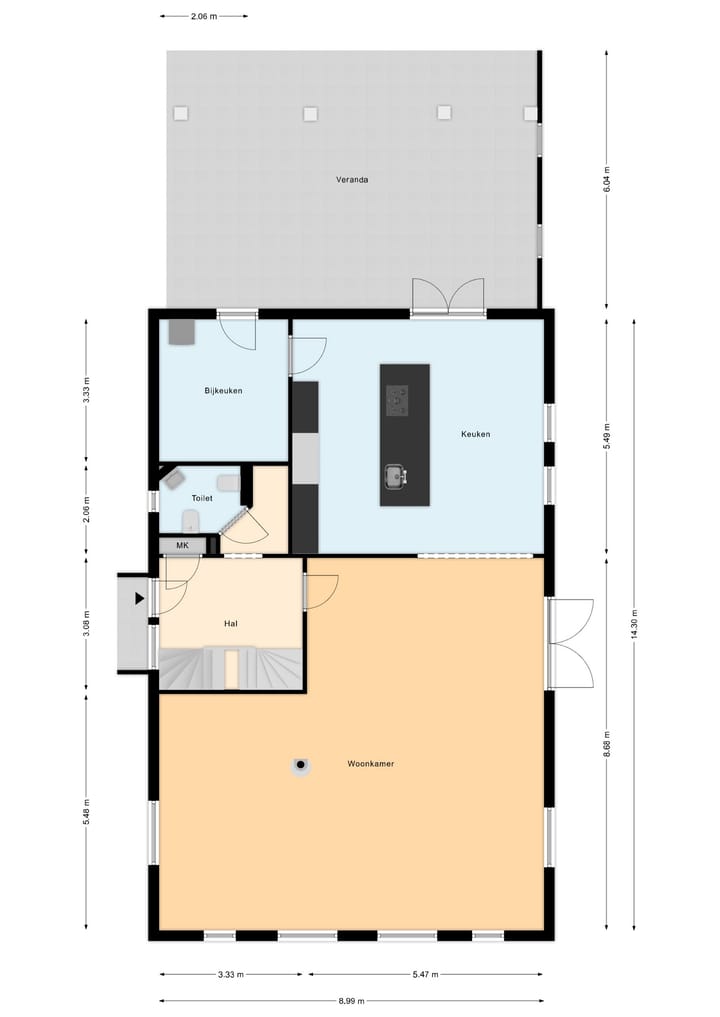 Foto 50 van Dorpsstraat 51-A