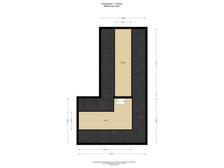 Bijgebouw 1e verdieping