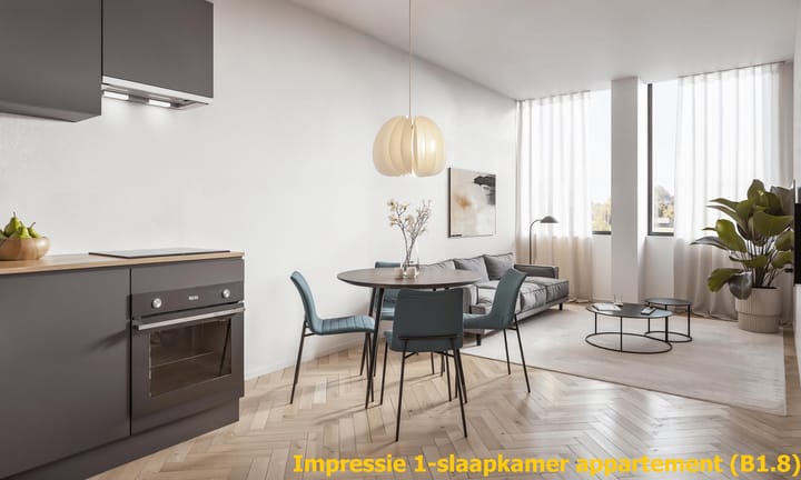 Foto 4 van 1 slaapkamer appartement (Bouwnr. B1.11)