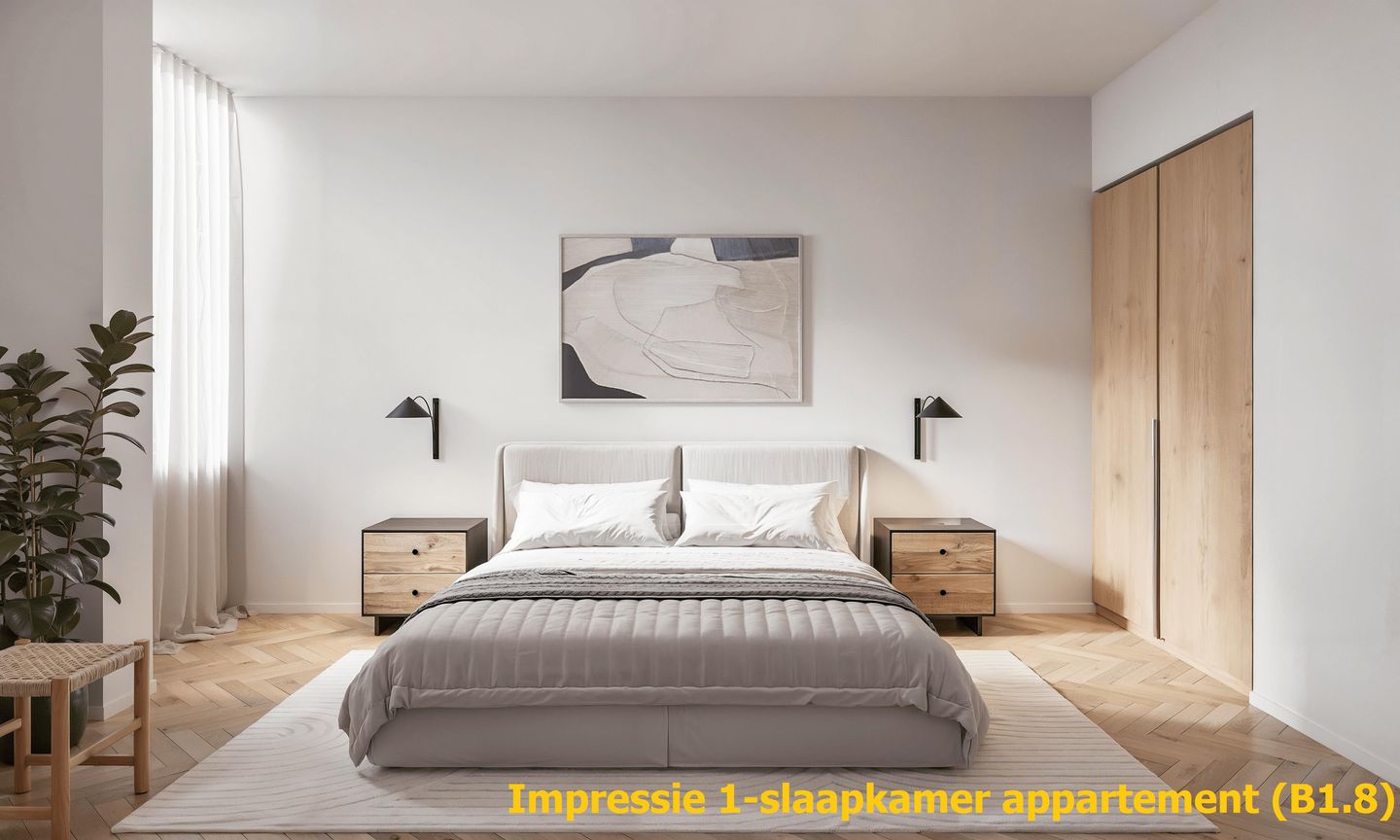 Photo 5 of 1 slaapkamer appartement (Bouwnr. B2.3)