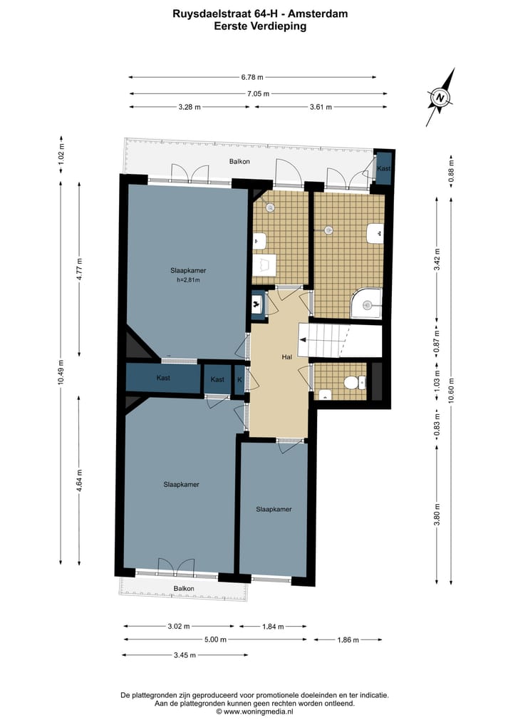 Foto 37 van Ruysdaelstraat 64-H