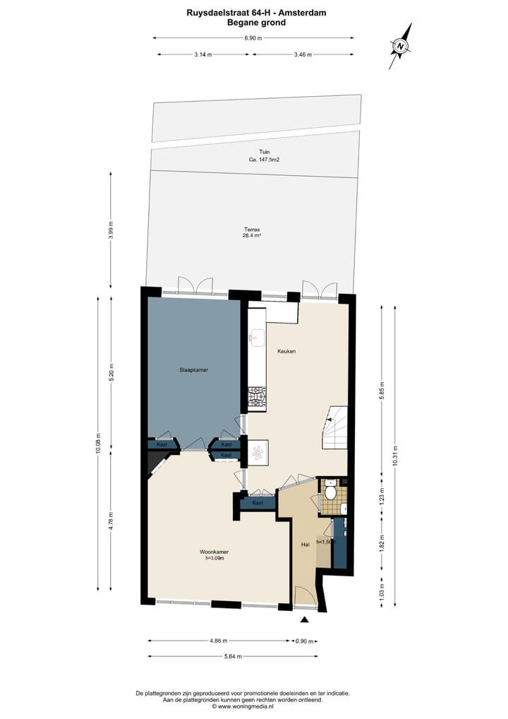 Foto 40 van Ruysdaelstraat 64-H