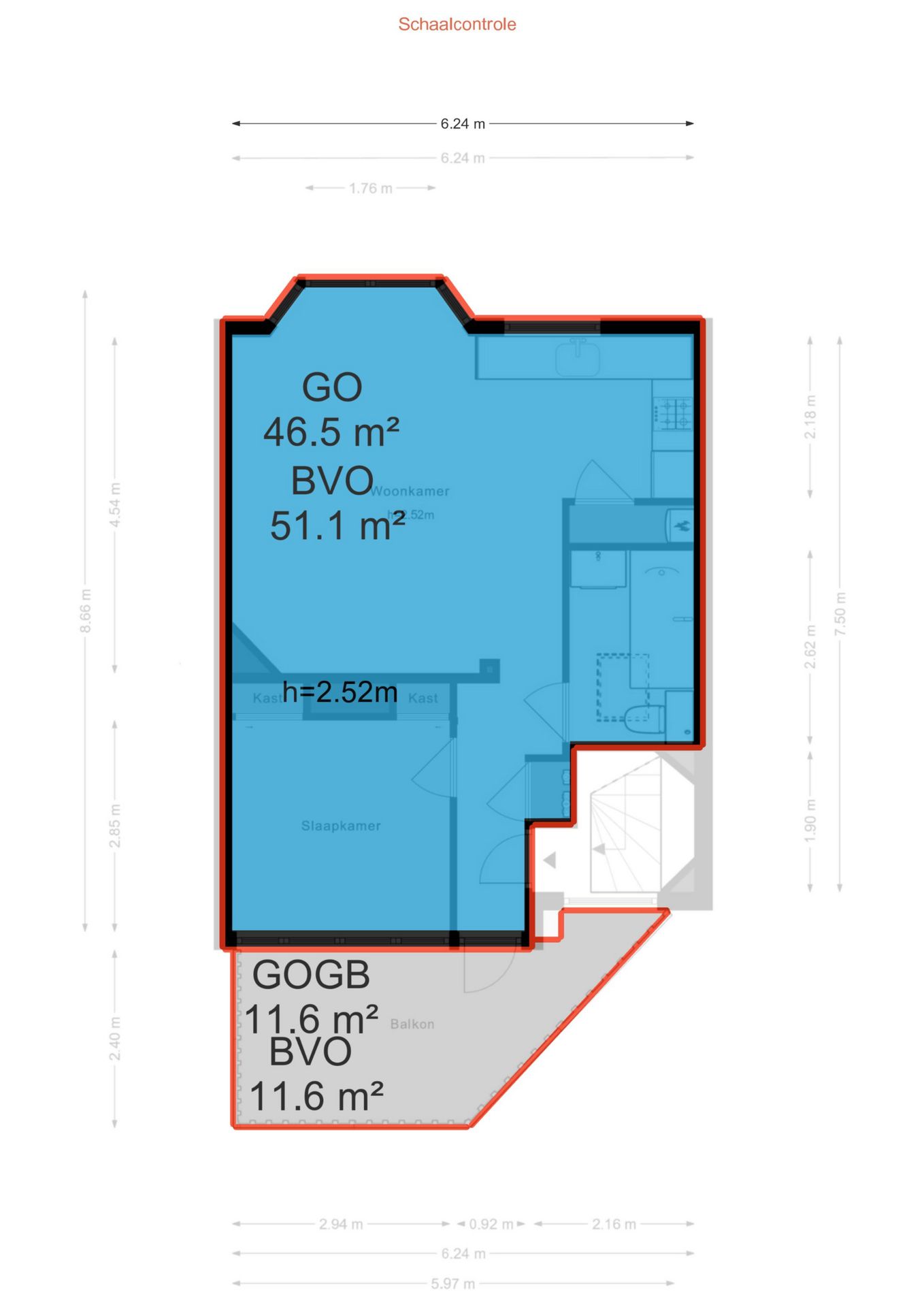 Foto 34 van President Kennedylaan 184-3