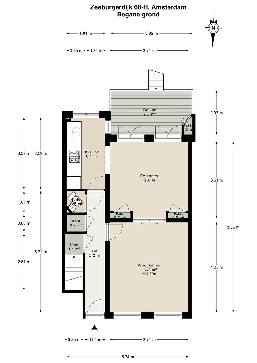Foto 31 van Zeeburgerdijk 68-H