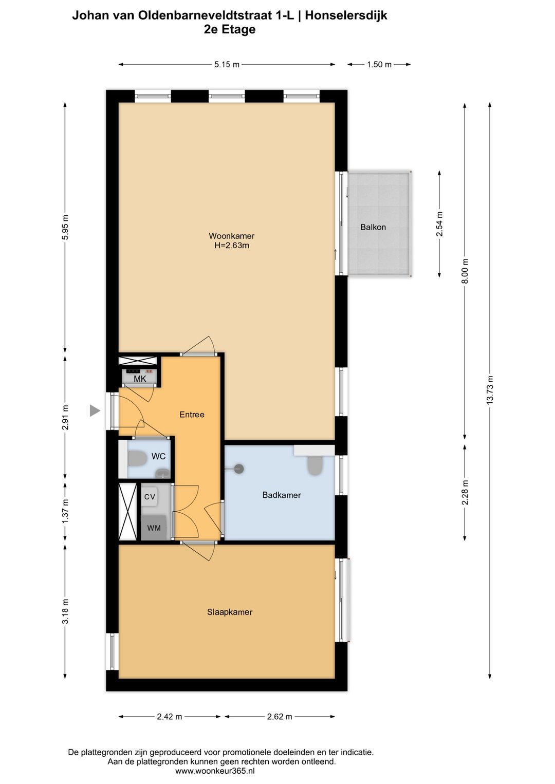 Foto 37 van Johan van Oldenbarneveldtstraat 1-L