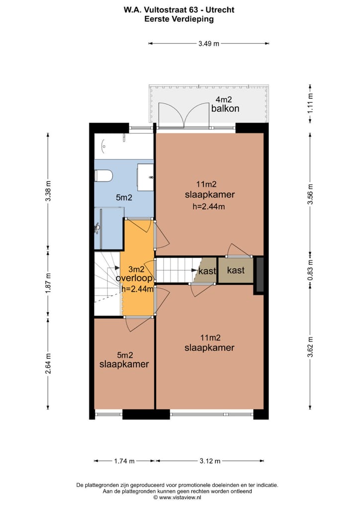 Foto 47 van W.A. Vultostraat 63