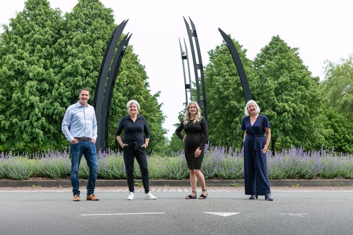 Een promotiefoto voor op kantoor