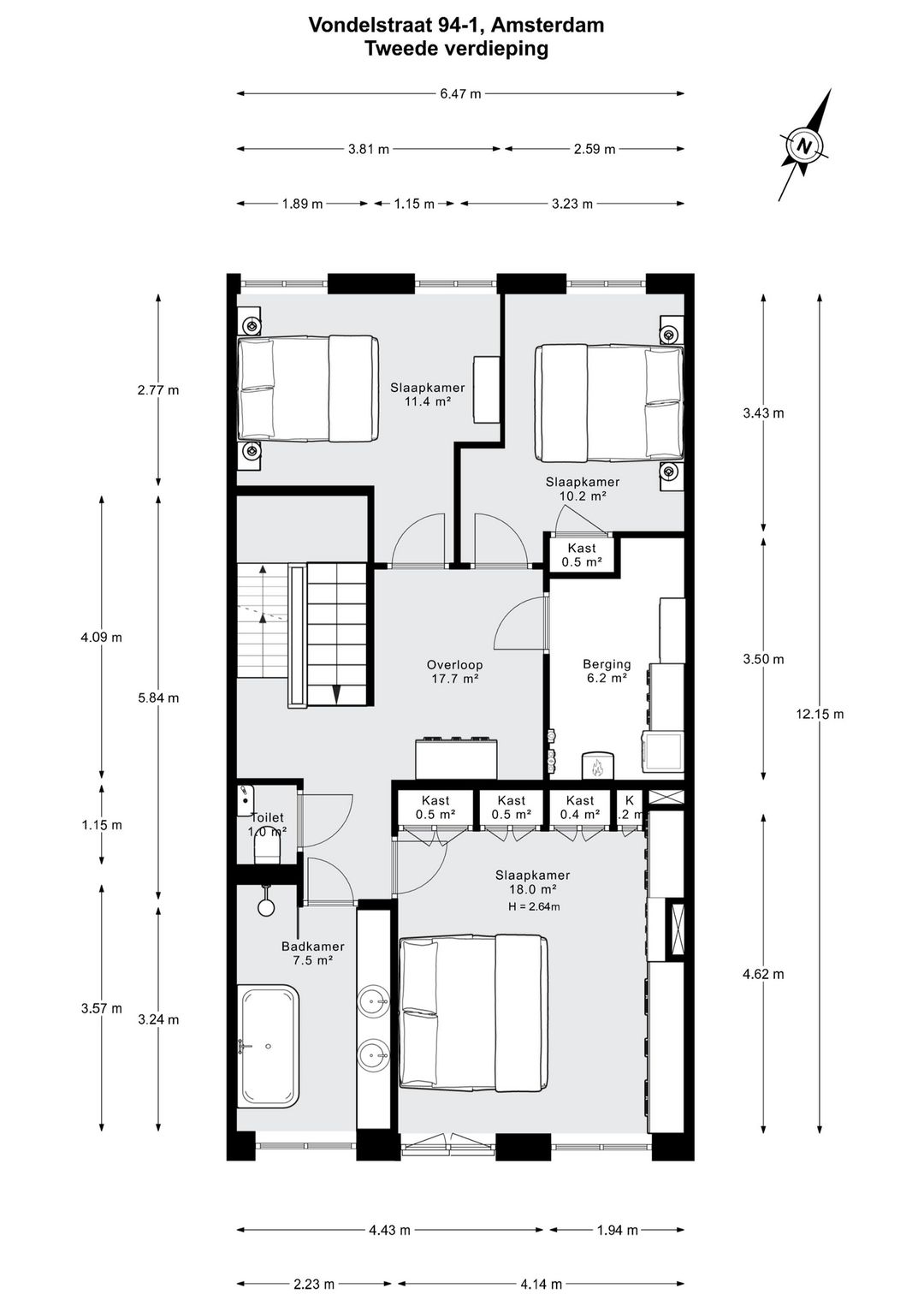 Foto 32 van Vondelstraat 94-1