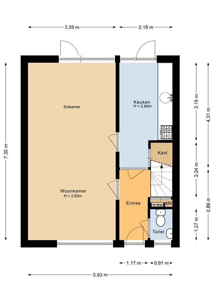 Foto 38 van Van de Rietstraat 6