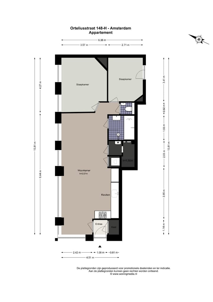 Foto 30 van Orteliusstraat 148-H
