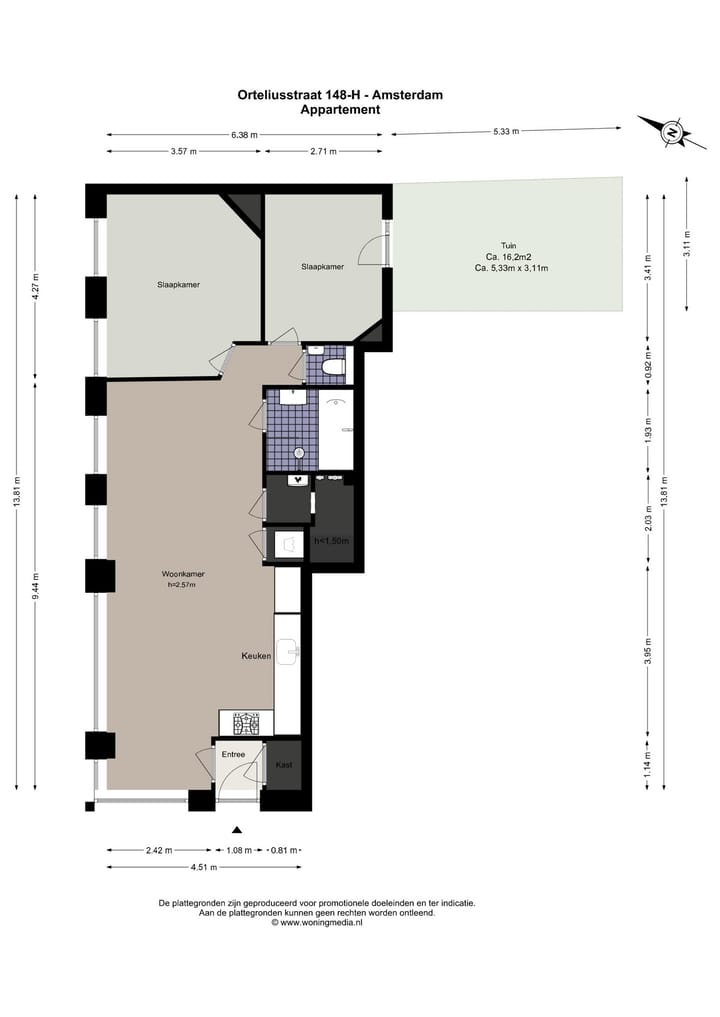 Foto 31 van Orteliusstraat 148-H