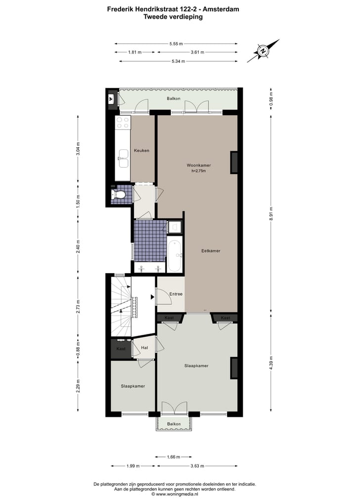 Foto 36 van Frederik Hendrikstraat 122-2