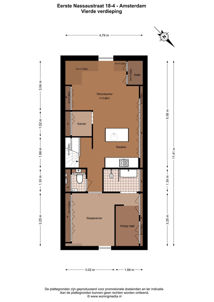 Foto 23 van Eerste Nassaustraat 18-4