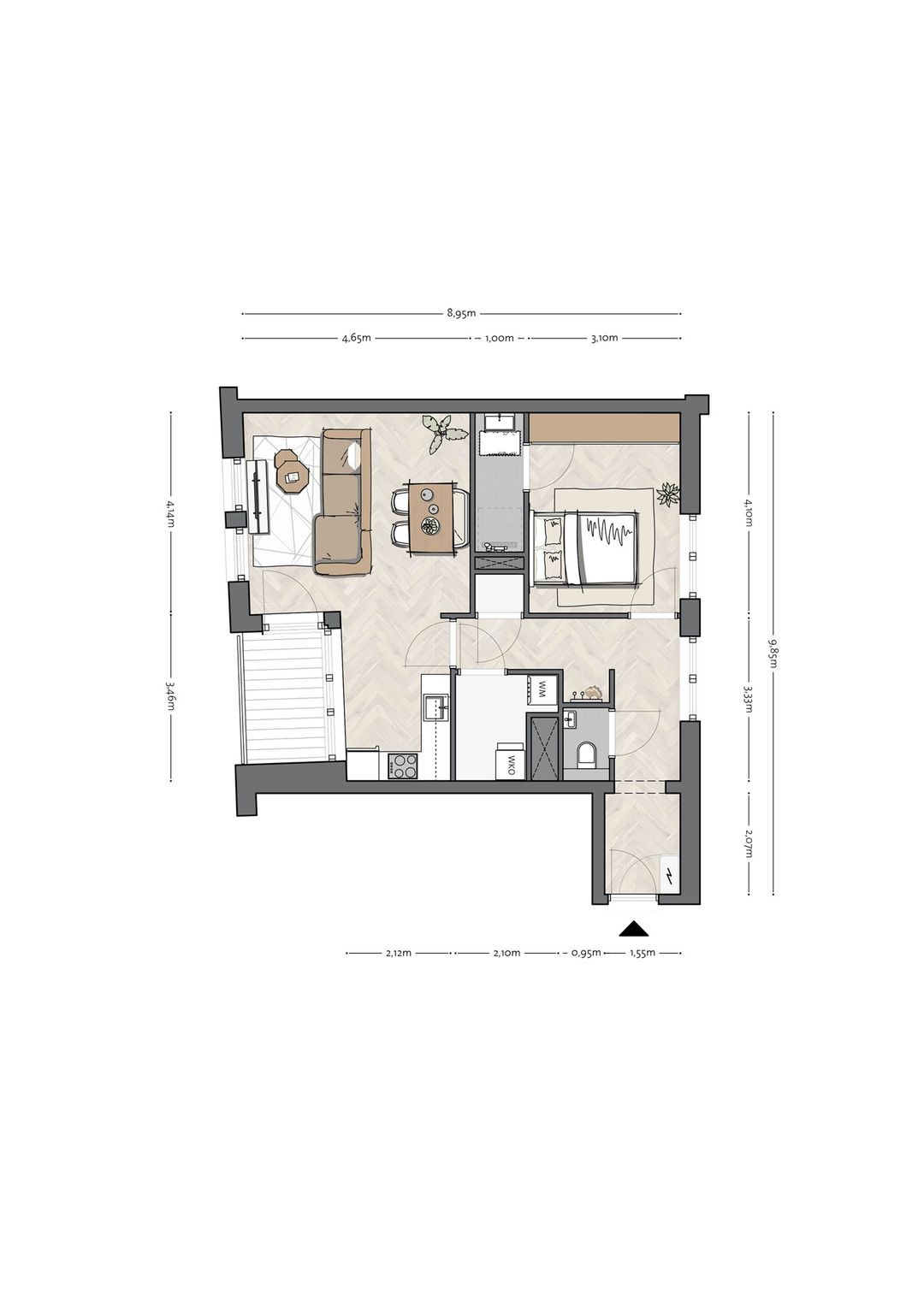 Photo 2 of Frontier - bwnr 31 - Blok B App 70