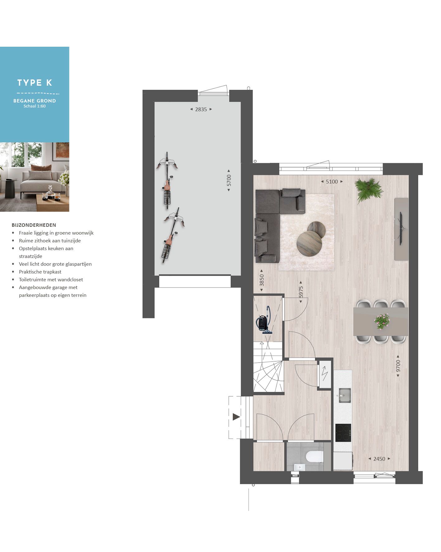 Foto 12 van Hoekwoning | Type K (Bouwnr. 517)