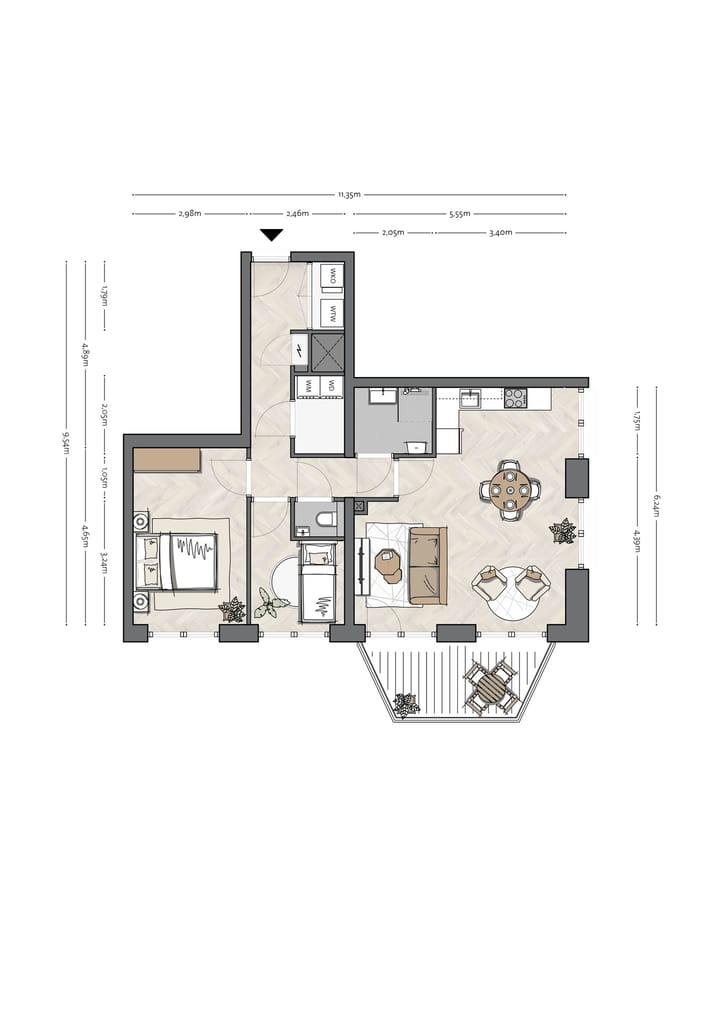 Foto 2 van Frontier - bwnr 57 - Blok C App 70