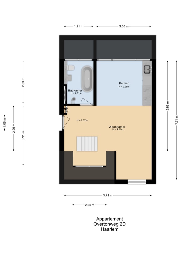 Foto 36 van Overtonweg 2-D