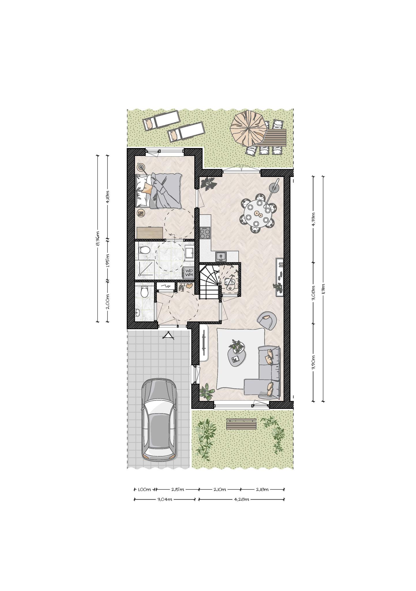 Foto 9 van Bungalowwoning hoekwoning (Bouwnr. 44 E)