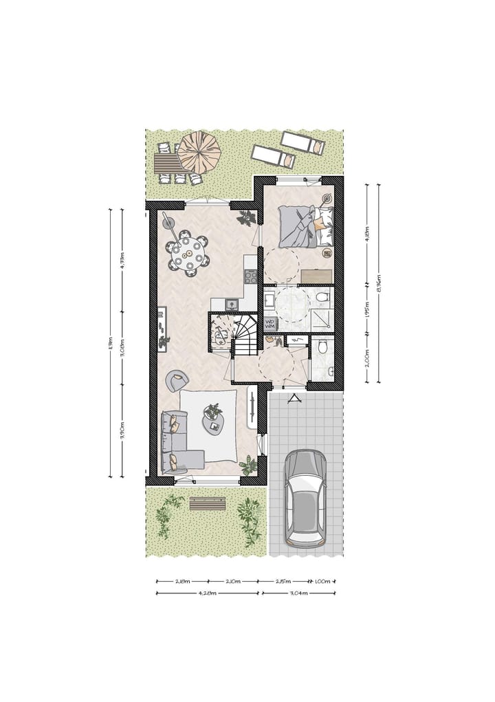 Foto 9 van Bungalowwoning hoekwoning (Bouwnr. 44 A)