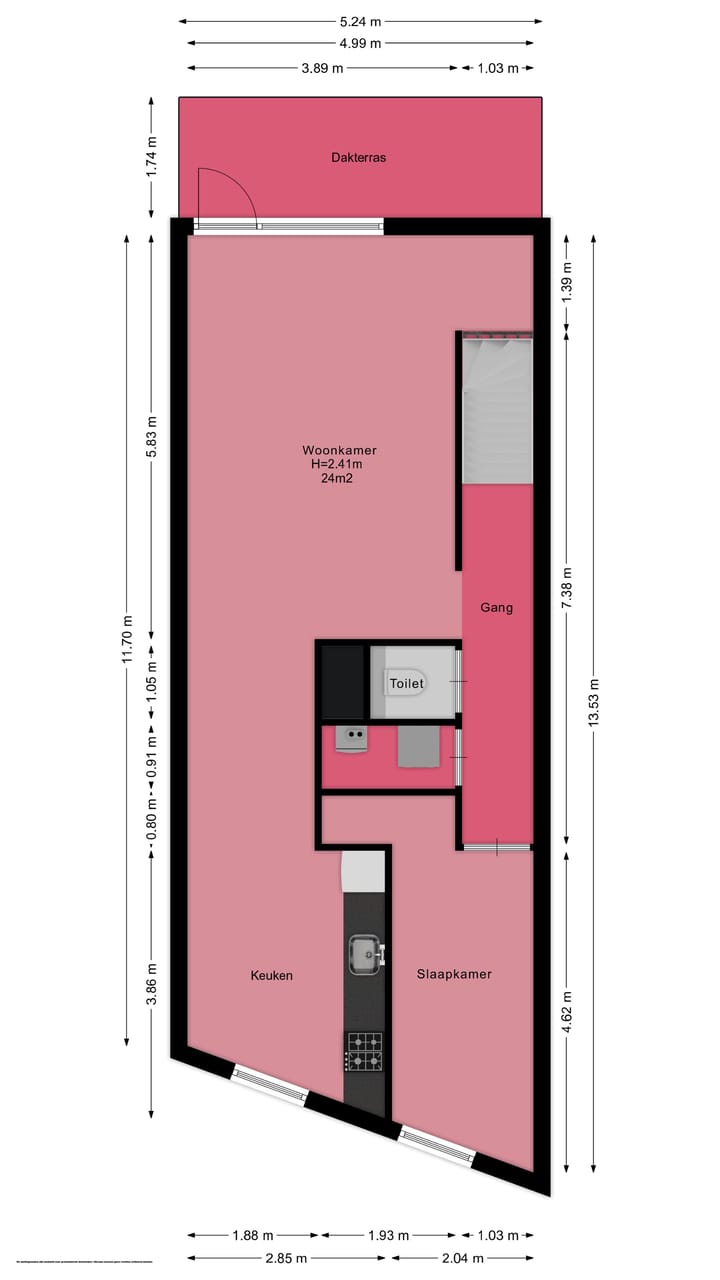 Foto 38 van Langestraat 63-P