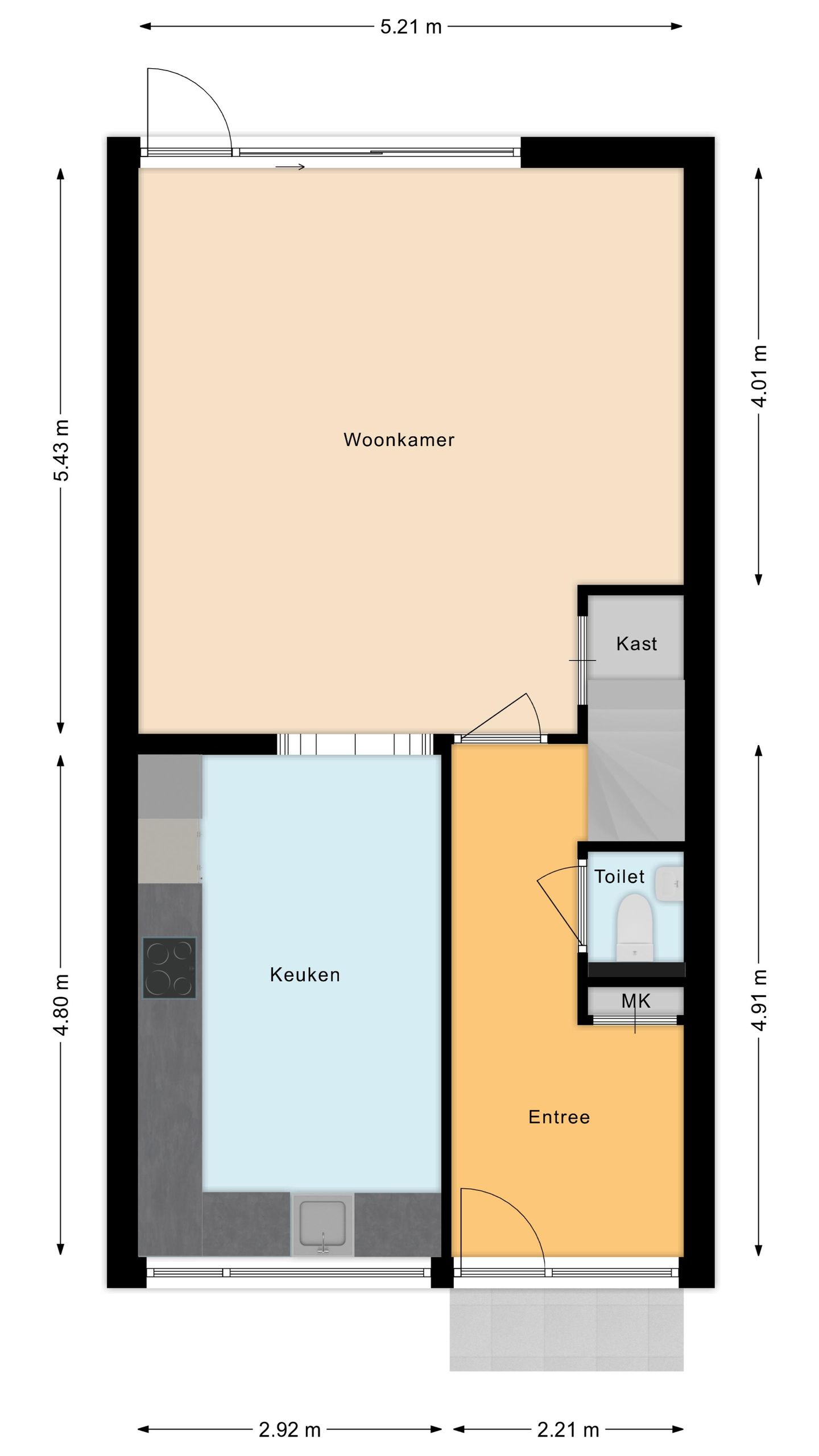 Foto 35 van Tollensstraat 124