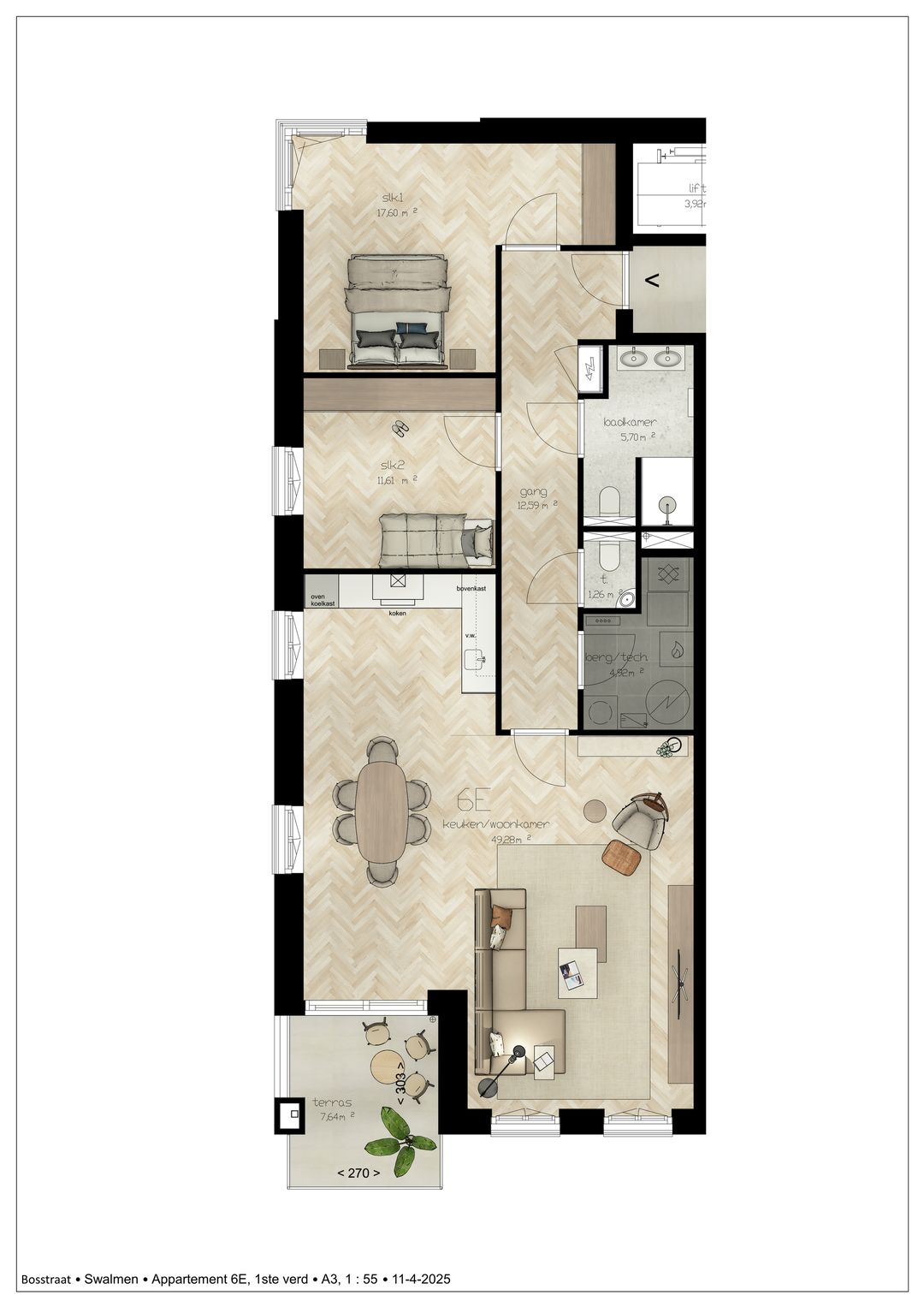 Foto 8 van Appartement (Bouwnr. 6)