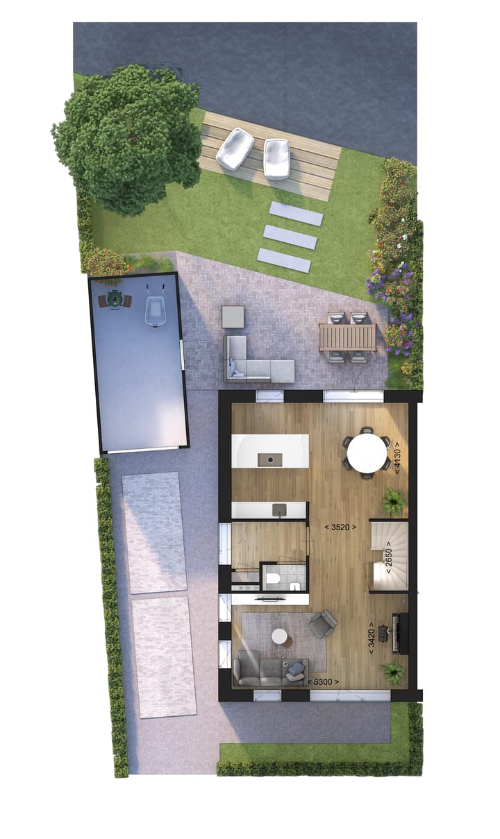 Photo 16 of Twee onder een kap woning (Bouwnr. 2)