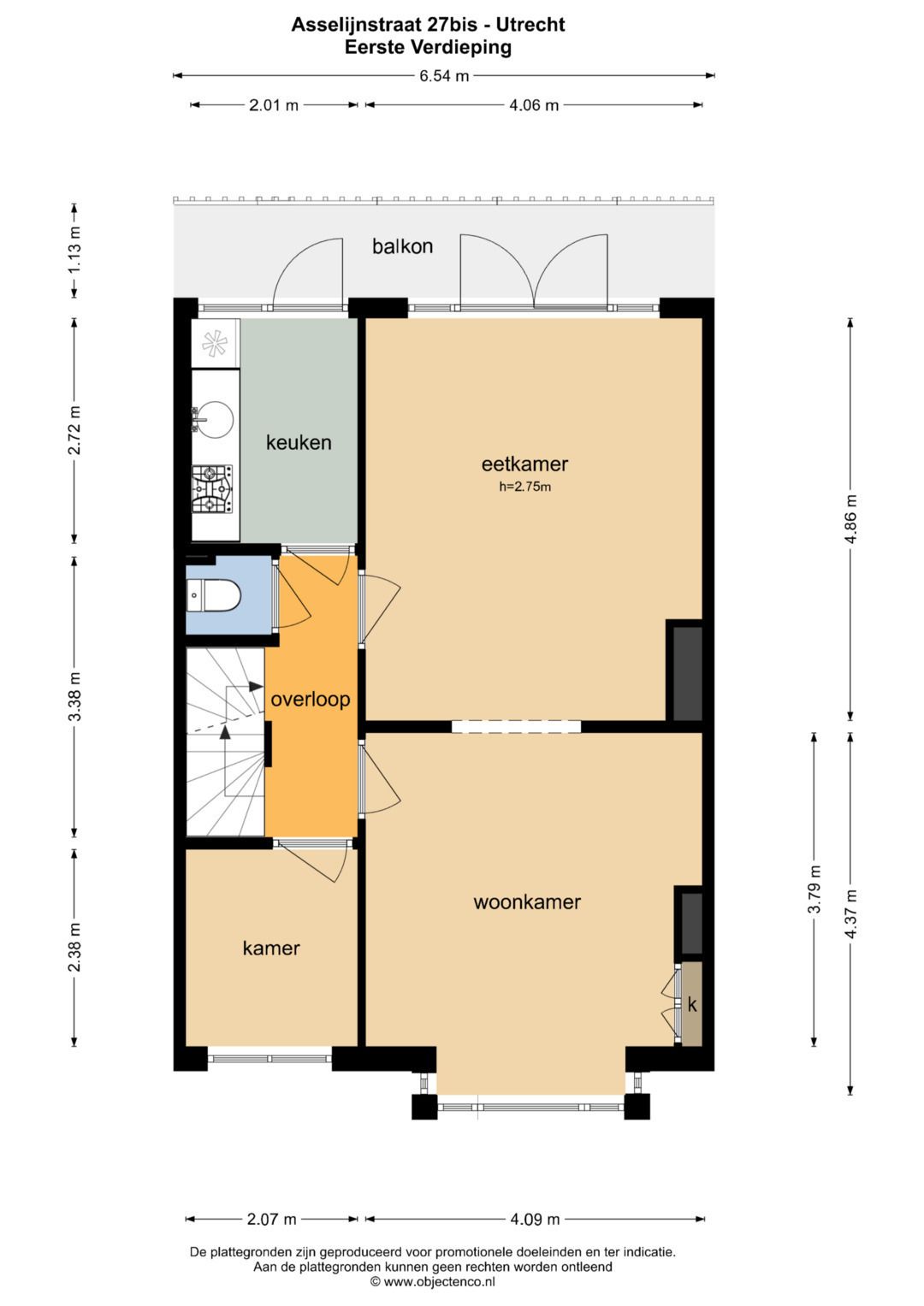 Foto 50 van Asselijnstraat 27-BS