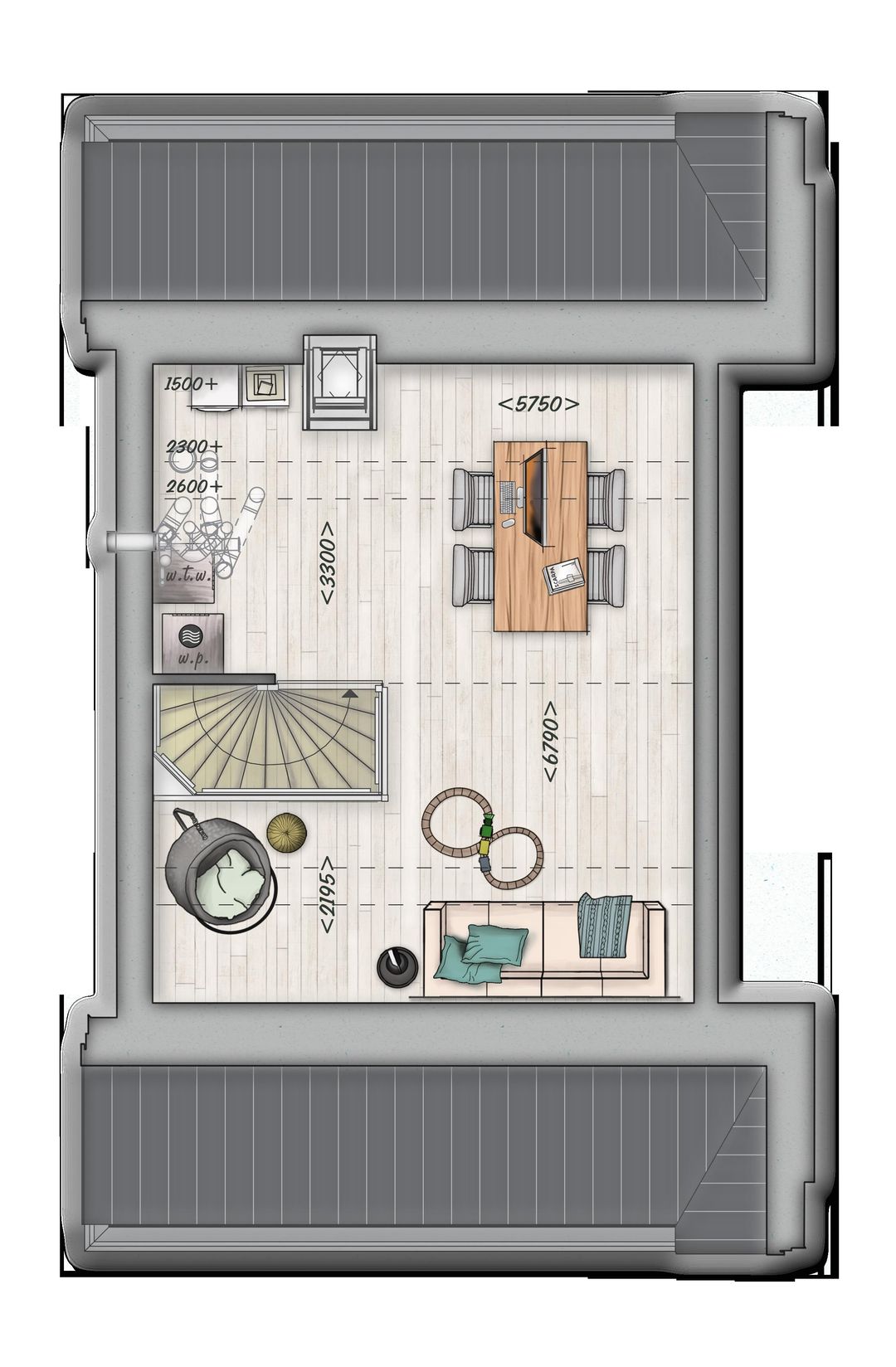Foto 7 van Twee onder één kapwoning 6.0 (Bouwnr. 53)