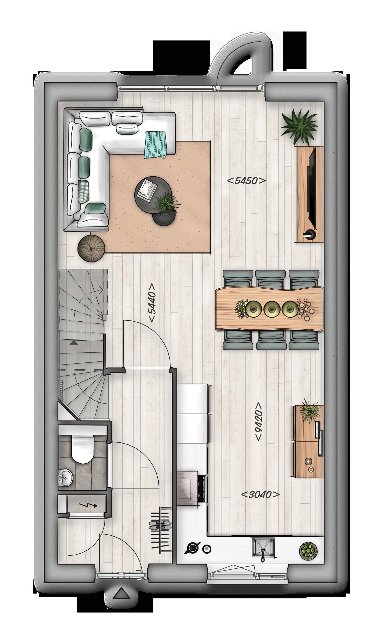 Foto 4 van Rijwoning 5.7 (Bouwnr. 37)