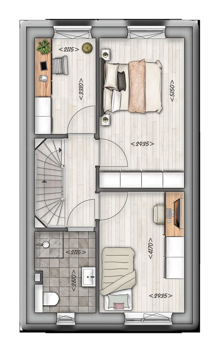 Foto 5 van Rijwoning 5.4 (Bouwnr. 7)