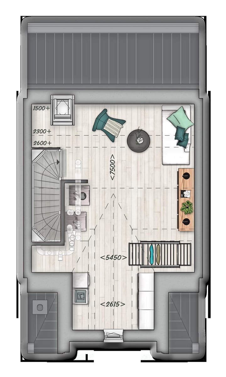 Foto 6 van Rijwoning 5.7 (Bouwnr. 43)