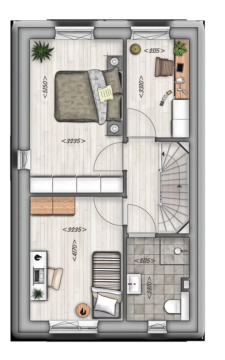 Foto 5 van Rijwoning 5.7 (Bouwnr. 40)