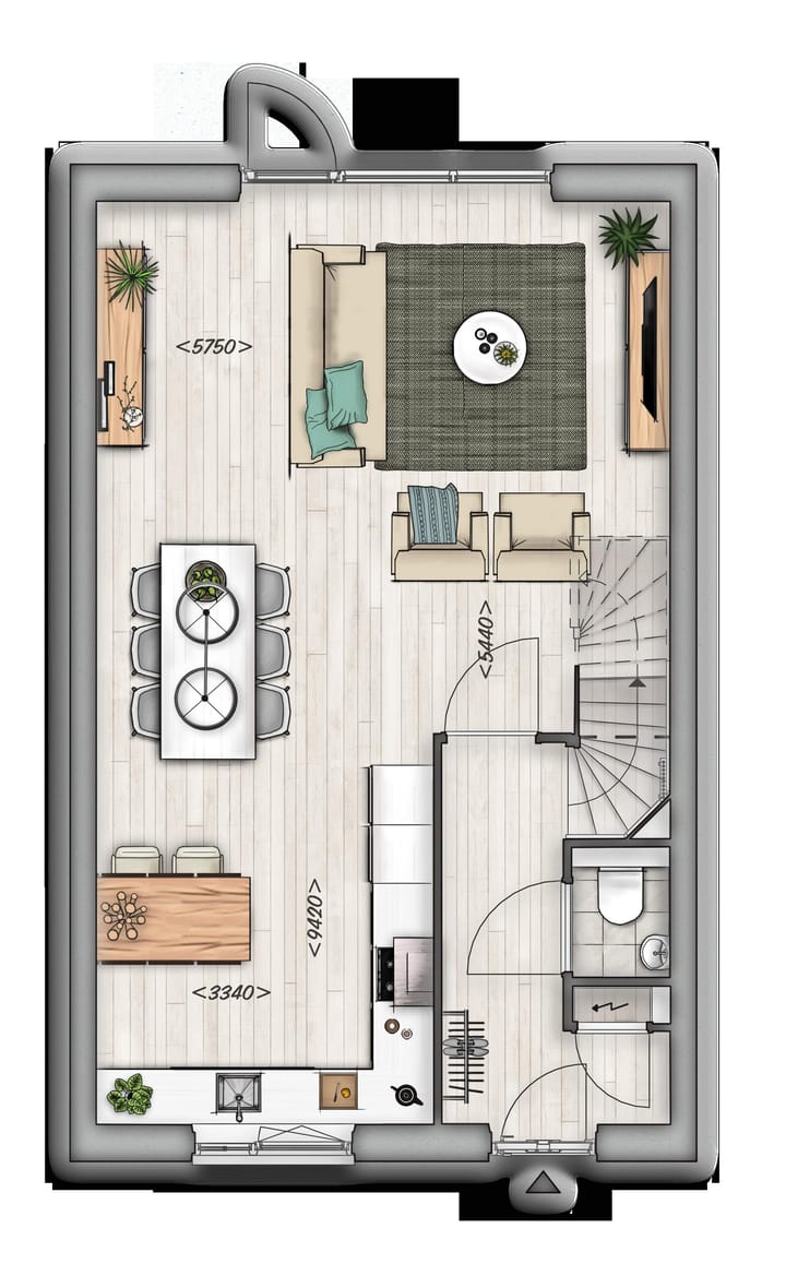 Foto 4 van Rijwoning 6.0 (Bouwnr. 46)