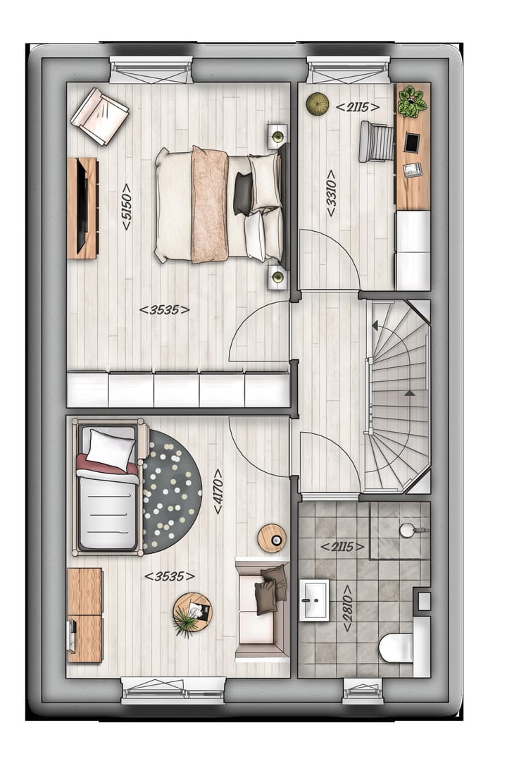 Foto 5 van Rijwoning 6.0 (Bouwnr. 41)