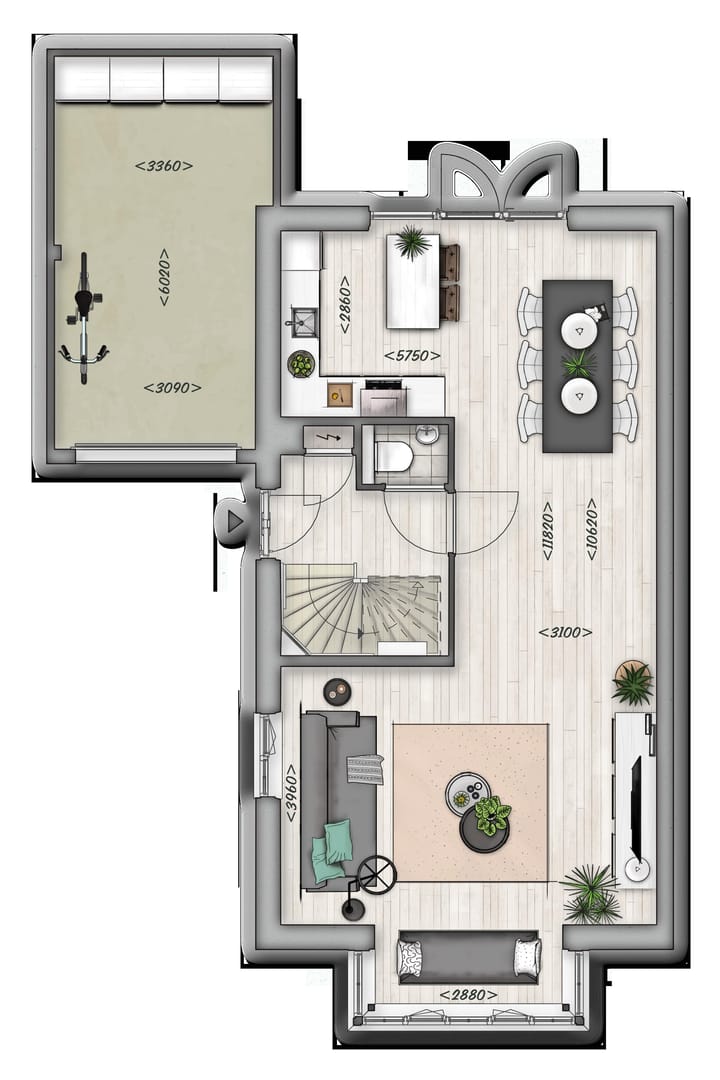 Foto 5 van Twee onder één kapwoning 6.0 (Bouwnr. 48)
