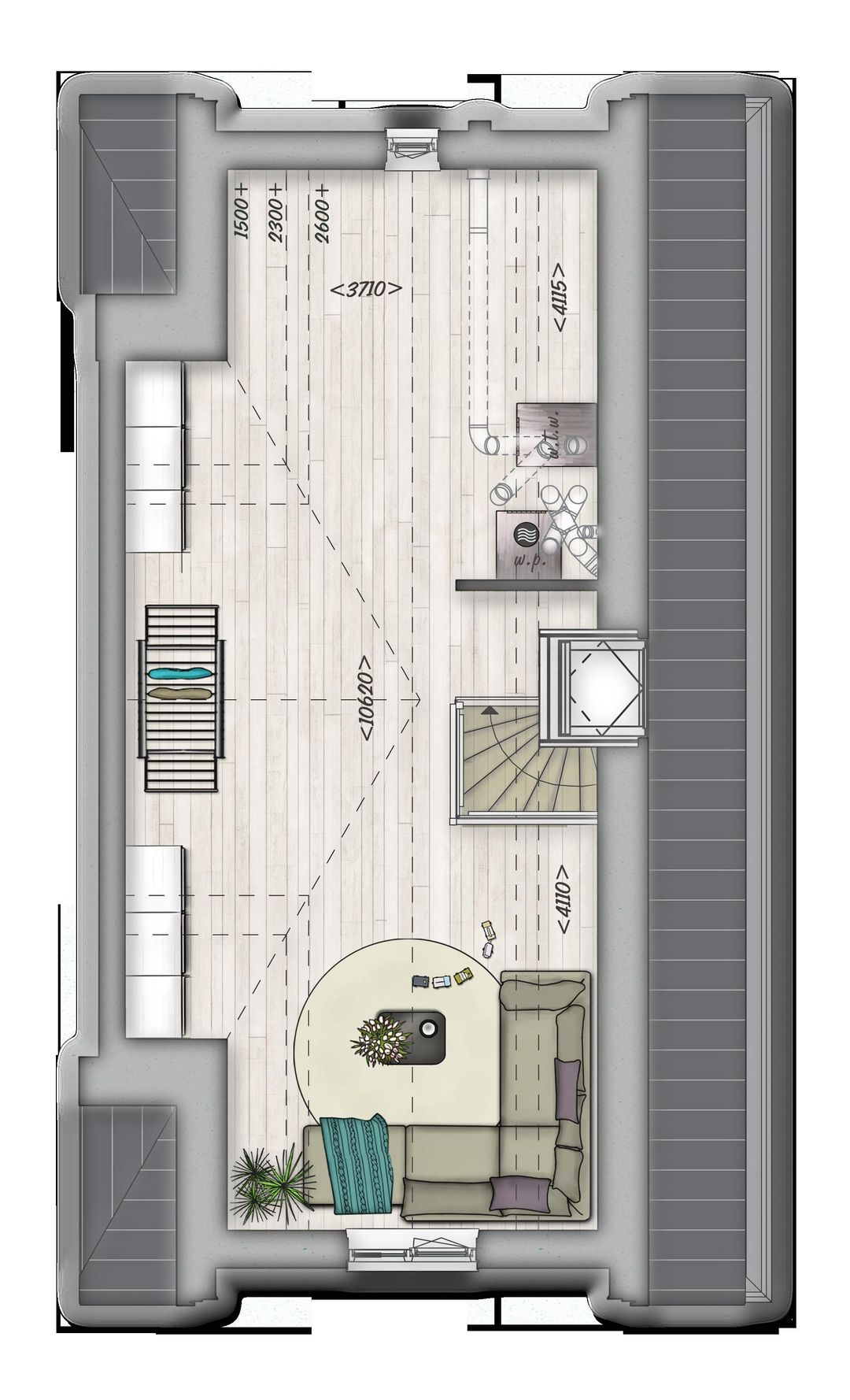 Foto 7 van Twee onder één kapwoning 6.0 (Bouwnr. 48)