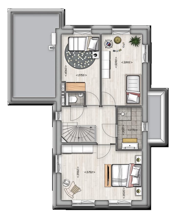 Foto 6 van Vrijstaande woning 6.5 (Bouwnr. 51)