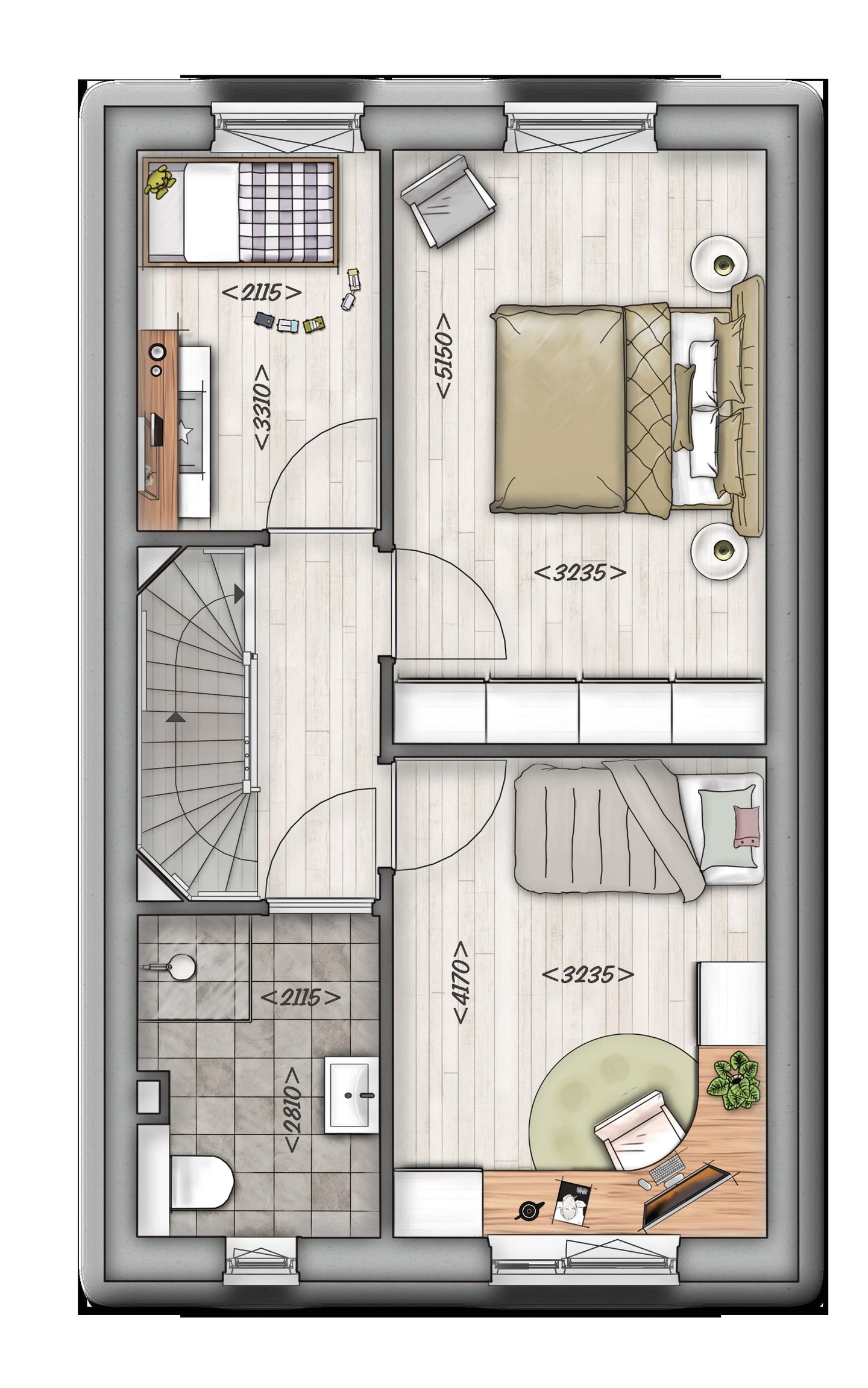 Foto 5 van Rijwoning 5.7 (Bouwnr. 44)