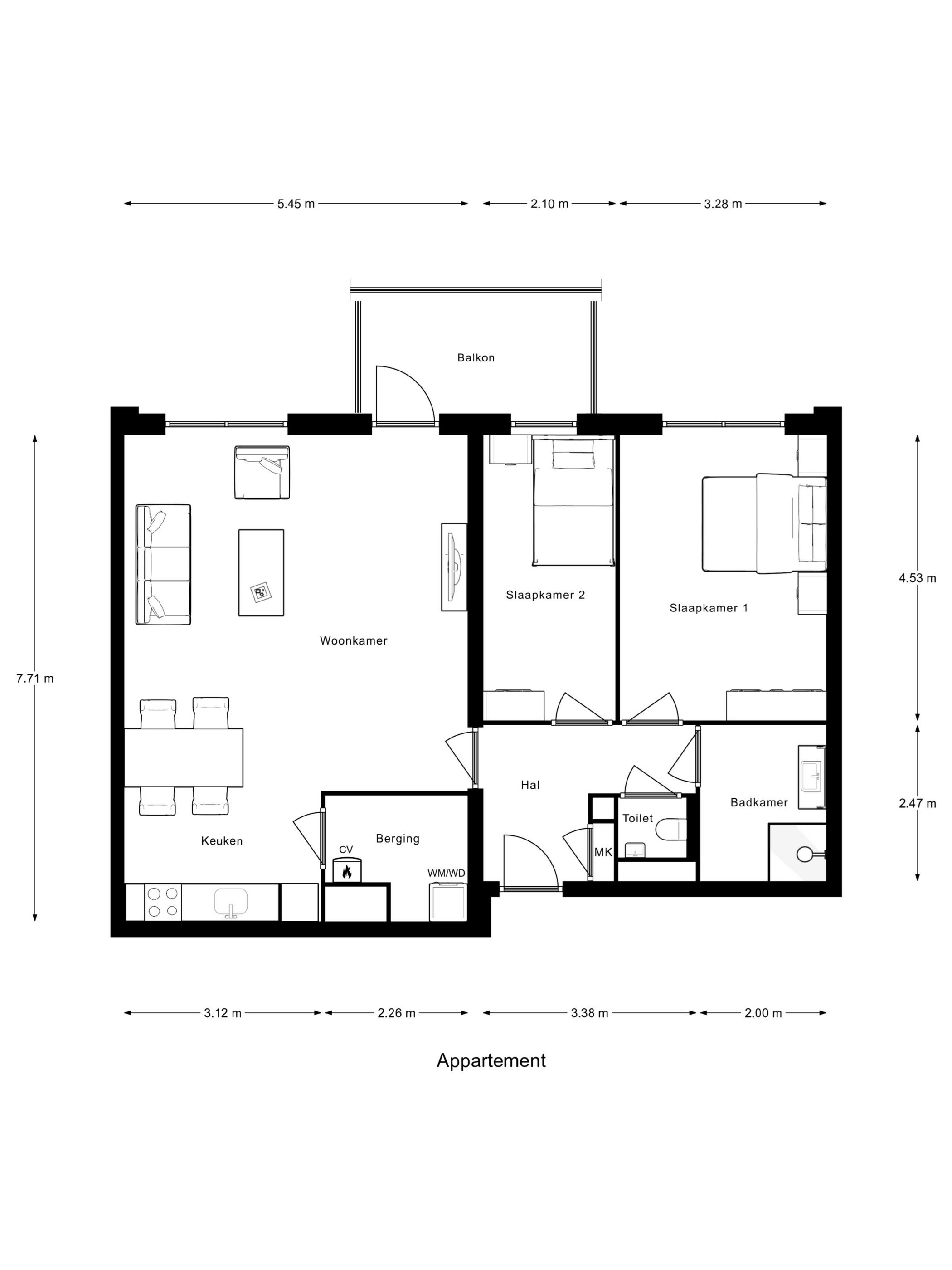 Foto 12 van Marisstraat 55