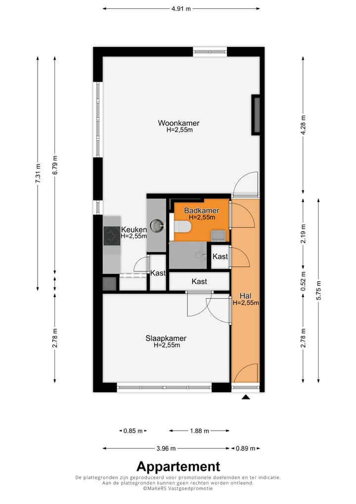 Foto 17 van Koningsplein flat 103-E
