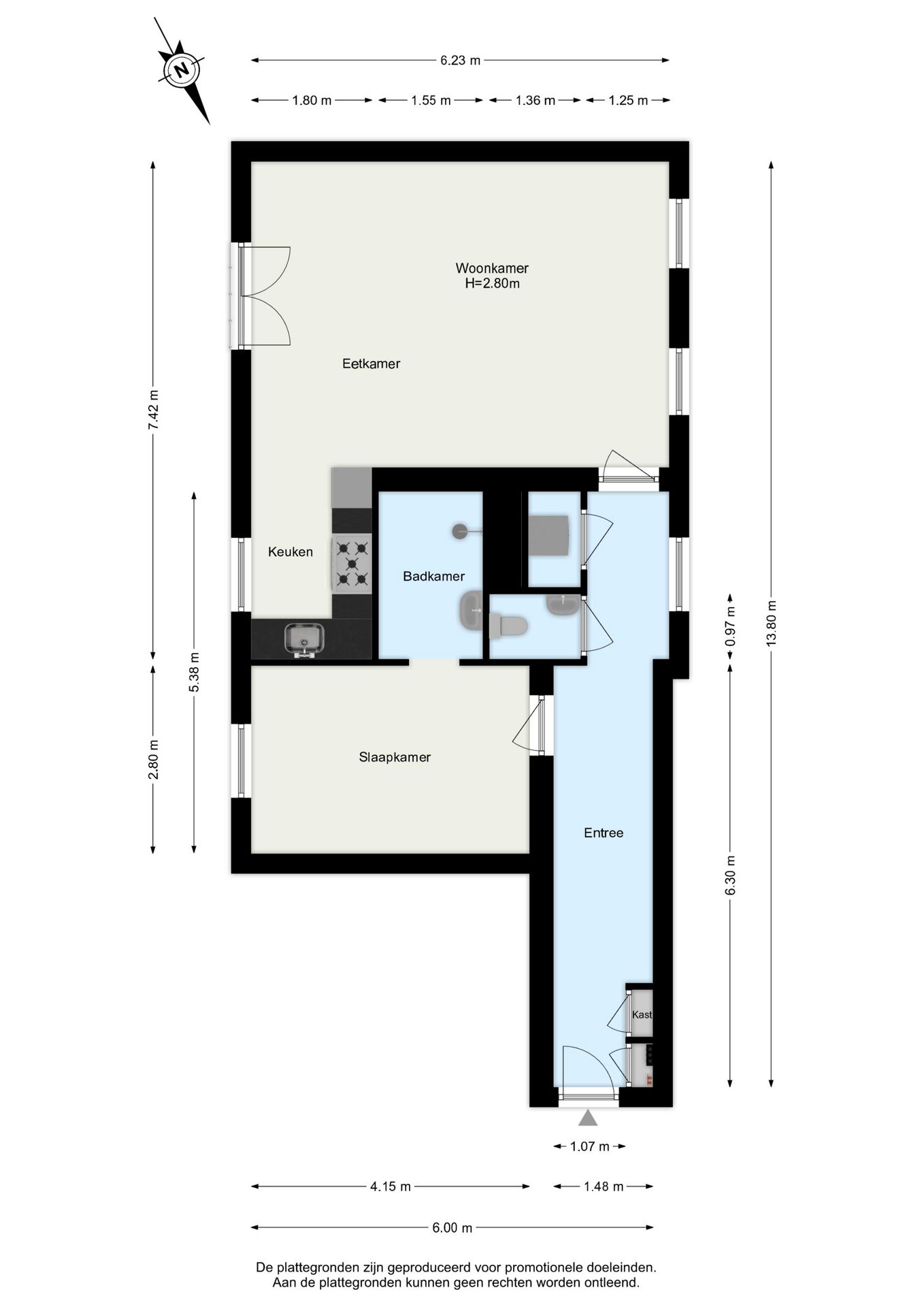 Foto 45 van Noordsingel 115-M