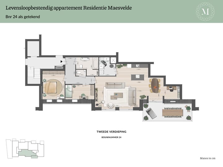 Foto 5 van appartement Residentie Maesvelde (Bouwnr. 24)