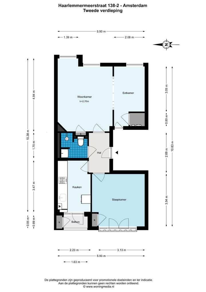 Foto 12 van Haarlemmermeerstraat 138-2