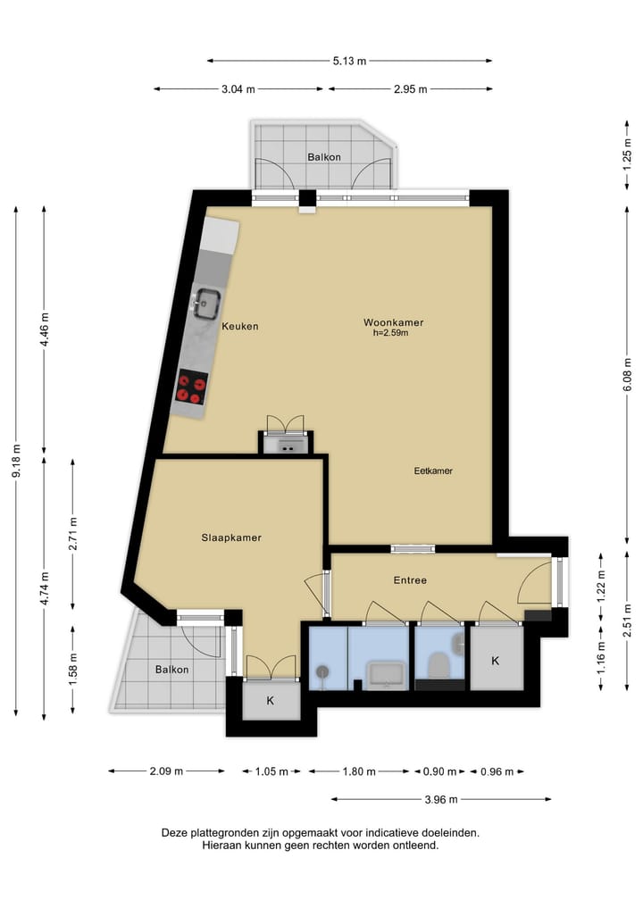 Foto 50 van Karnemelksloot 14-A